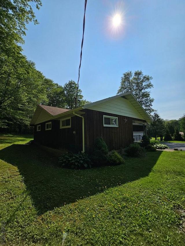 1827 Saylor School Rd, Boswell, PA 15531 - view of home's exterior with a yard and board and batten siding