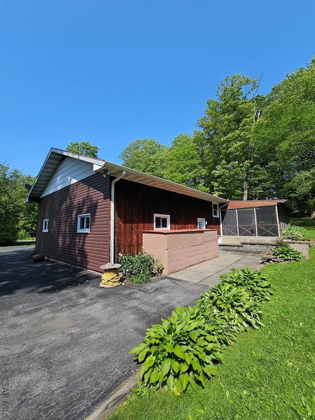 1827 Saylor School Rd, Boswell, PA 15531 - view of side of property featuring a sunroom