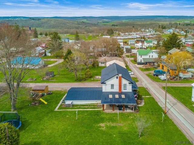 bird's eye view featuring a residential view