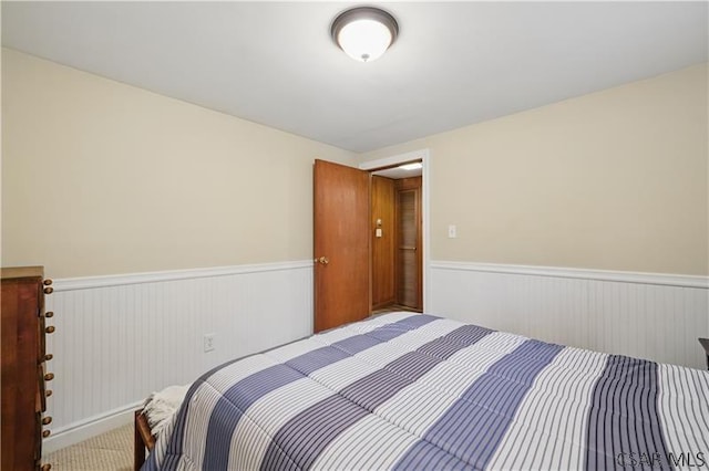 112 Ottawa Ln, Central City, PA 15926 - bedroom featuring a wainscoted wall