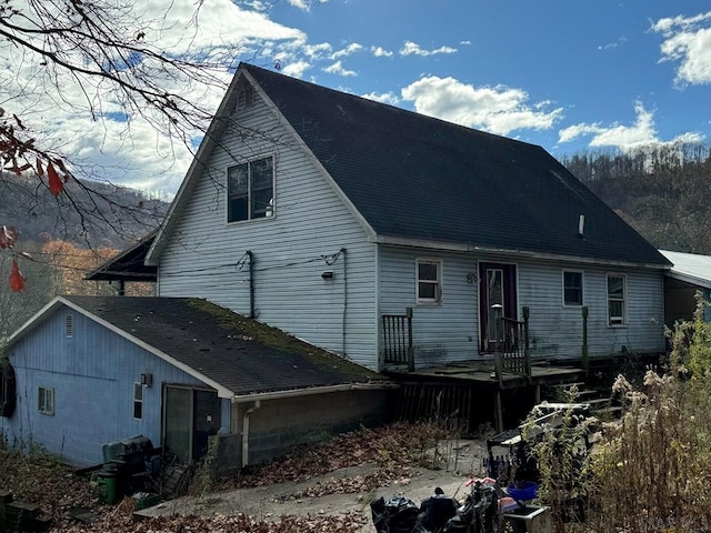 view of rear view of house