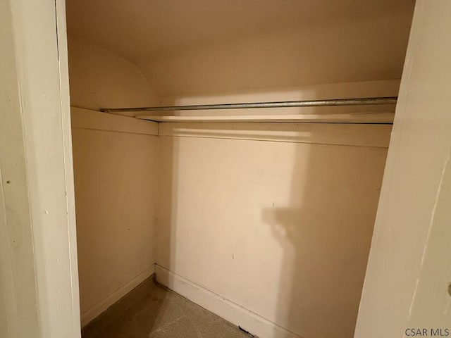 view of closet