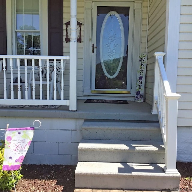 view of entrance to property