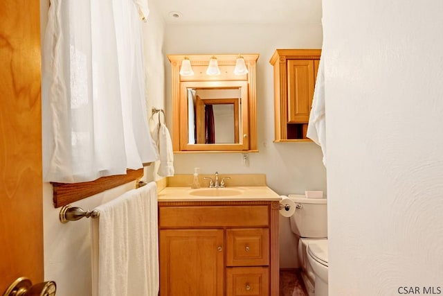 129 Berkey Dr, Johnstown, PA 15904 - bathroom with toilet and vanity