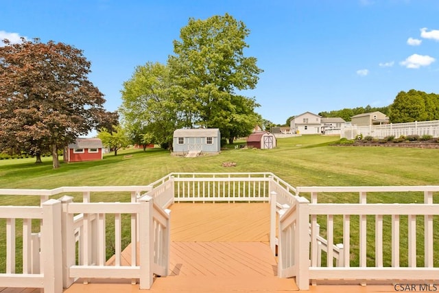 129 Berkey Dr, Johnstown, PA 15904 - deck featuring a lawn