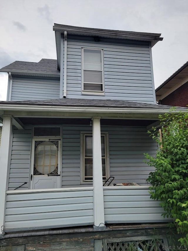 214 Maple Ave, Johnstown, PA 15901 - view of home's exterior with a porch