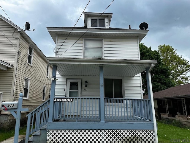 913 Jefferson Ave, Portage, PA 15946 - view of front of house featuring covered porch