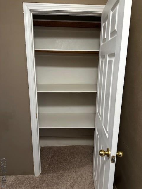 view of closet