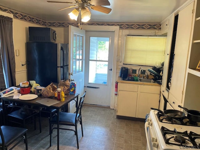 161 Stone St, Johnstown, PA 15906 - dining room featuring ceiling fan