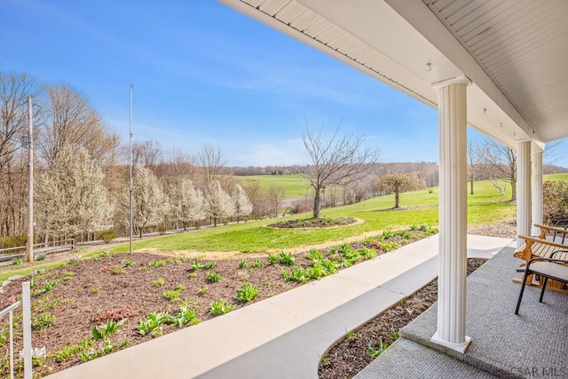 3313 Berlin Plank Rd, Berlin, PA 15530 - view of patio / terrace featuring a porch