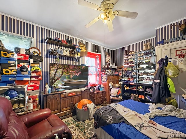 521 N Julian St, Ebensburg, PA 15931 - bedroom featuring a ceiling fan