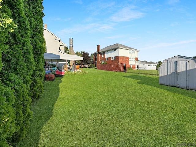 521 N Julian St, Ebensburg, PA 15931 - view of yard featuring a storage shed