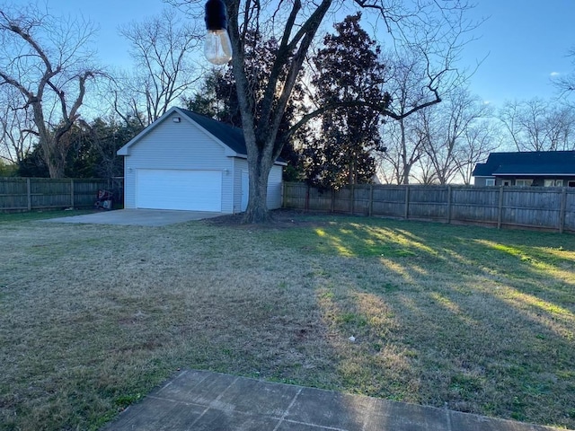 114 Joshua St, Perry, GA 31069 - view of yard featuring an outdoor structure and a garage