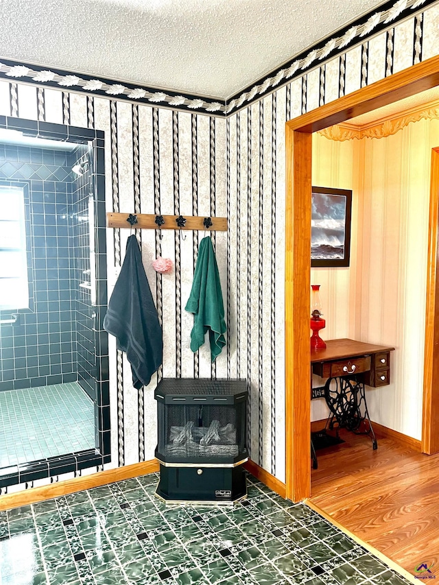 2382 Gallimore Mill Rd, Jeffersonville, GA 31044 - mudroom with a textured ceiling and wood finished floors