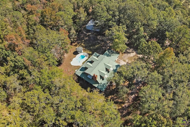 2382 Gallimore Mill Rd, Jeffersonville, GA 31044 - aerial view of property and surrounding area with a forest