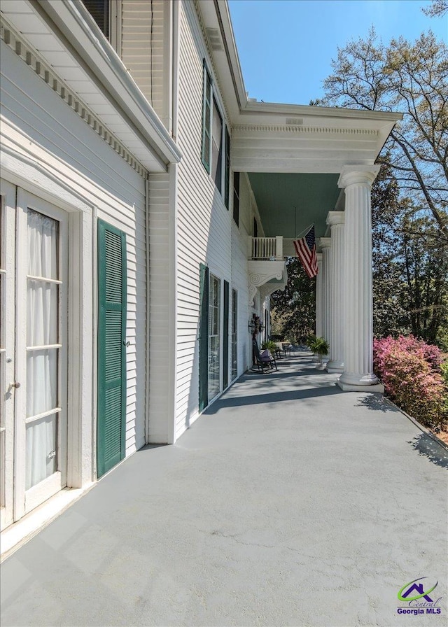 view of patio