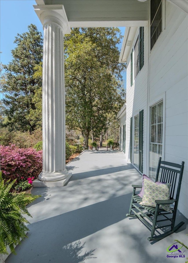 view of patio