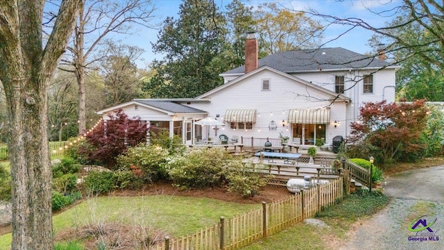 view of rear view of house