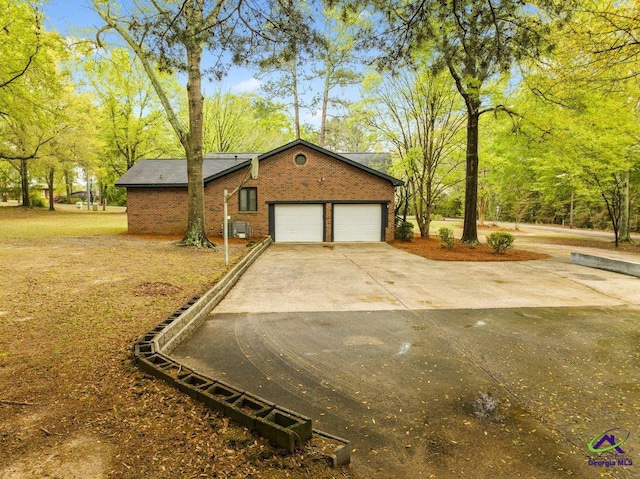 view of front of home featuring central AC