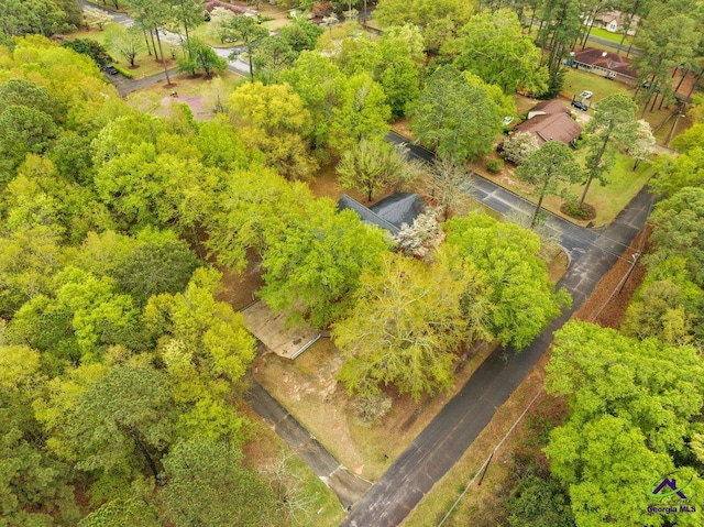 view of aerial view