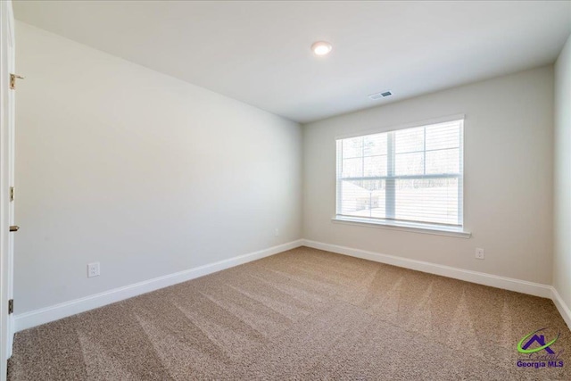 219 Carsons Walk, Macon, GA 31216 - carpeted empty room with baseboards, visible vents, and recessed lighting