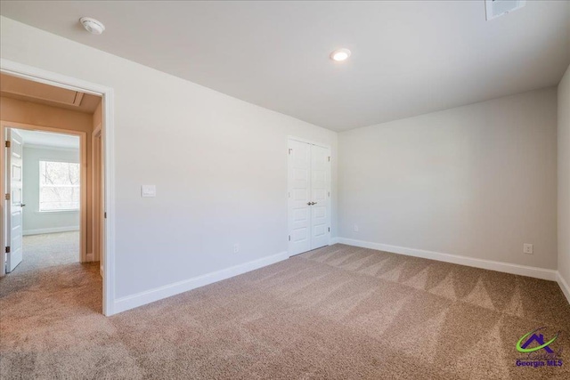 219 Carsons Walk, Macon, GA 31216 - spare room featuring light carpet, baseboards, and recessed lighting