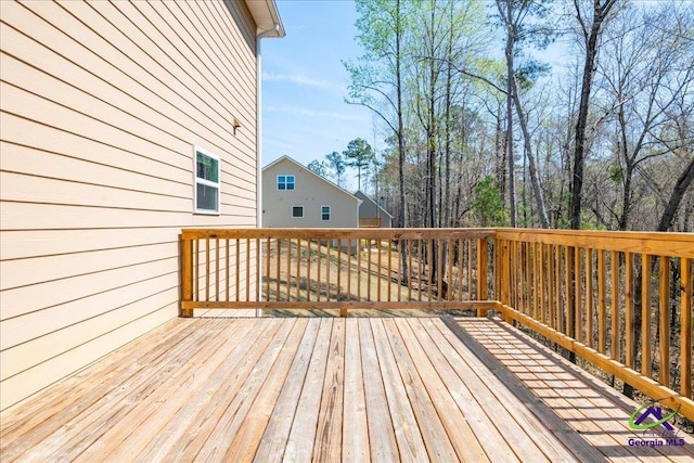 219 Carsons Walk, Macon, GA 31216 - view of wooden deck