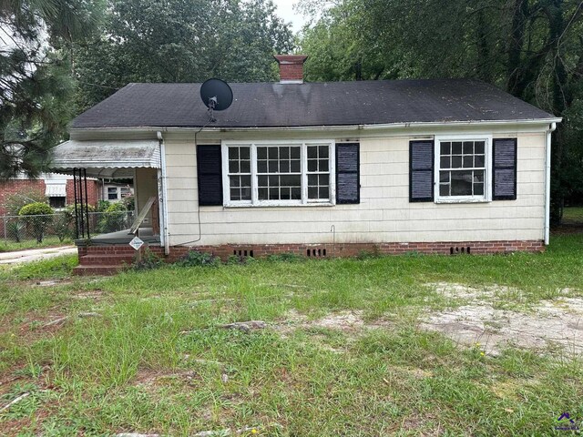 view of front of home