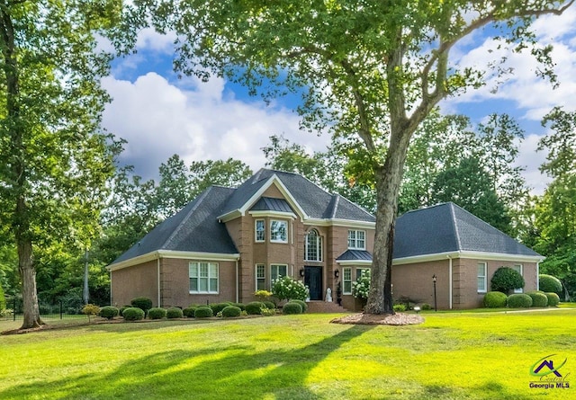 exterior space with a front yard