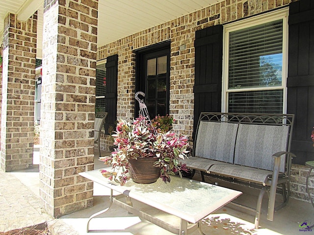 view of patio / terrace featuring covered porch