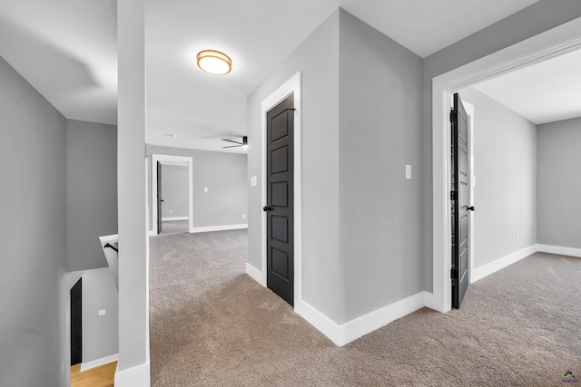 285 Lakeview Dr, Macon, GA 31211 - hall with carpet and baseboards