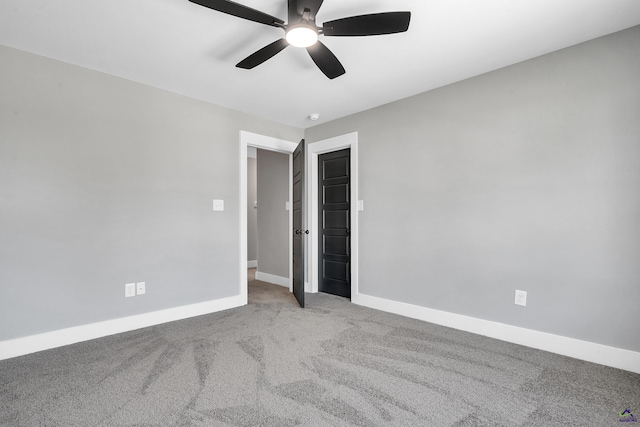 285 Lakeview Dr, Macon, GA 31211 - carpeted spare room with a ceiling fan, baseboards, and a smoke detector
