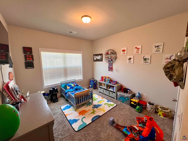 playroom featuring carpet