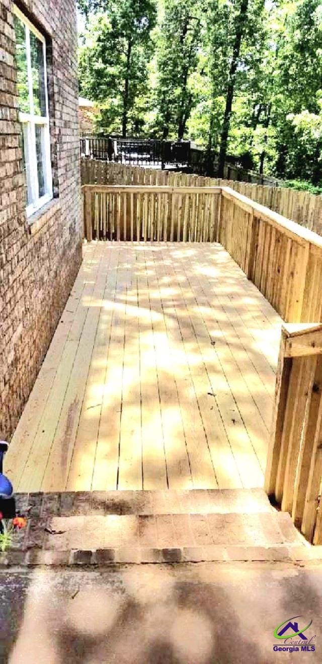 203 Lattice Bnd, Bonaire, GA 31005 - deck featuring a fenced backyard