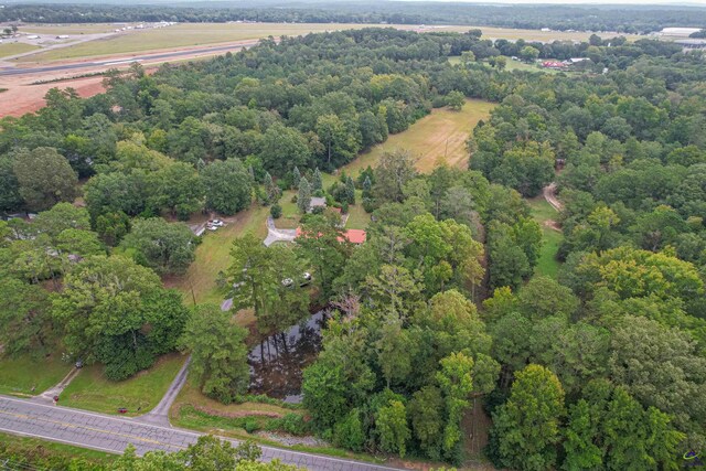 bird's eye view featuring a rural view