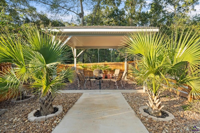 view of patio