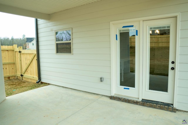 view of patio / terrace featuring a fenced backyard
