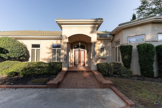 view of property entrance