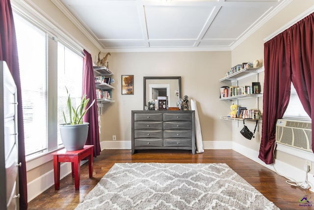 429 N Dooly St, Montezuma, GA 31063 - living area featuring baseboards and wood finished floors