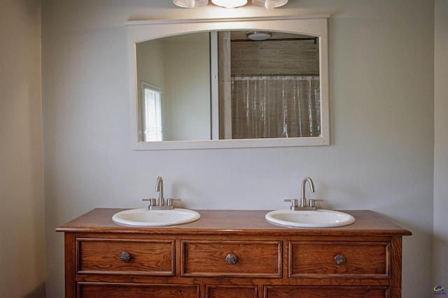 429 N Dooly St, Montezuma, GA 31063 - full bath with double vanity and a shower with curtain