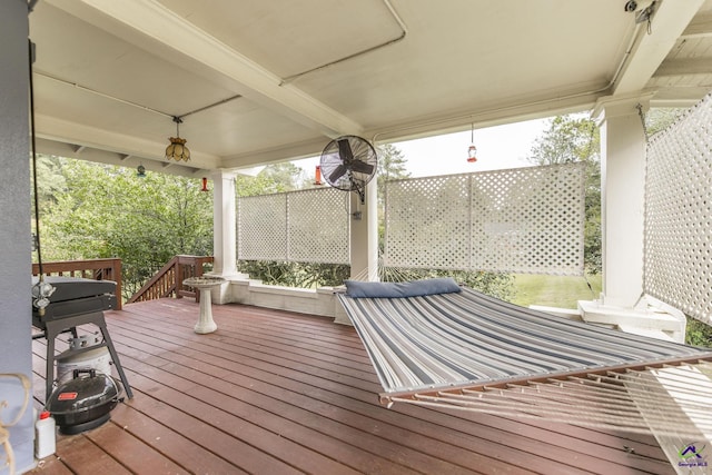 429 N Dooly St, Montezuma, GA 31063 - wooden terrace with covered porch