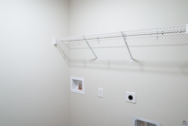 100 Saraland Trl, Perry, GA 31069 - laundry area with hookup for an electric dryer and hookup for a washing machine