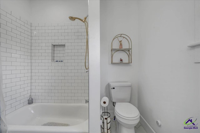 505 Engram St, Montezuma, GA 31063 - full bath with toilet and shower / washtub combination