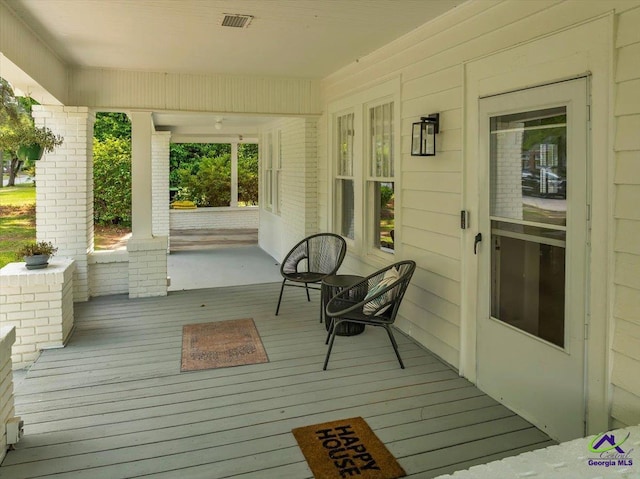 505 Engram St, Montezuma, GA 31063 - view of wooden porch