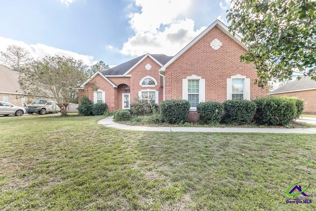 view of property with a front yard