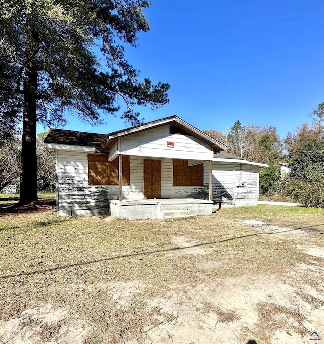 view of front of home