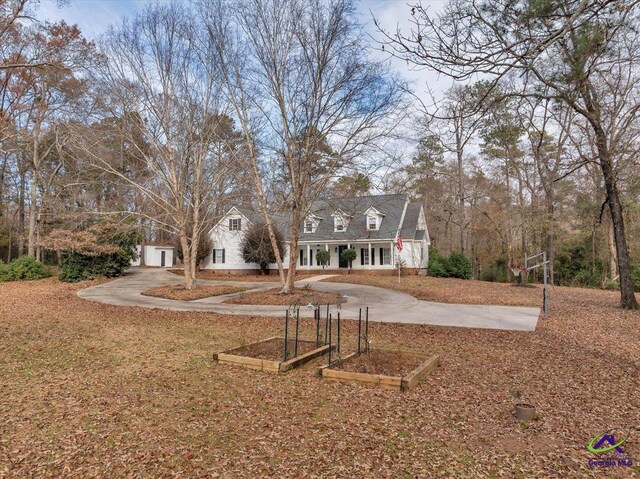 view of cape cod-style house