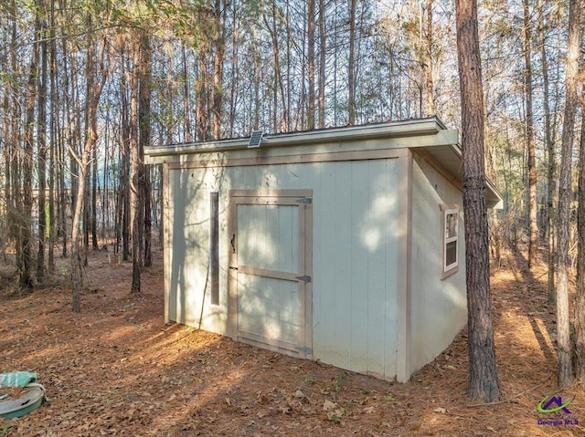 view of outbuilding