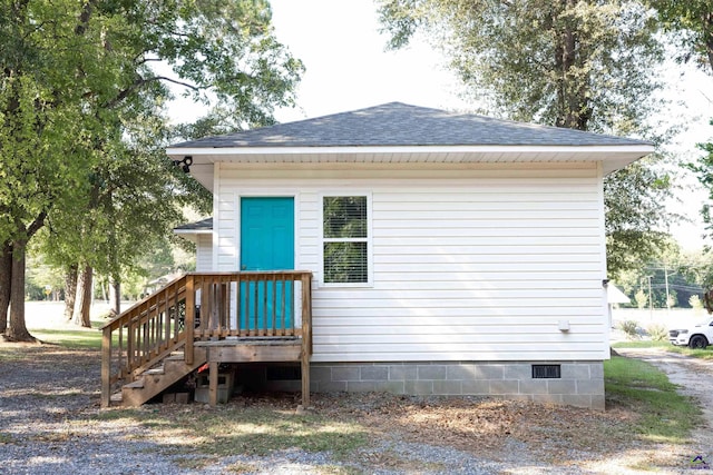 view of rear view of house