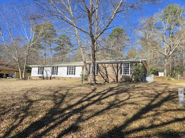 view of ranch-style house